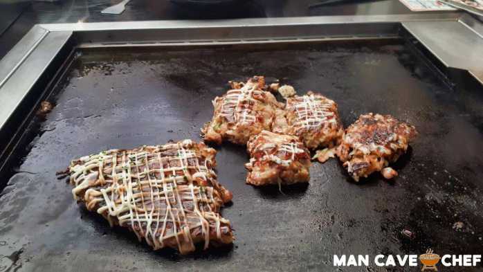 Cooking Okonomiyaki